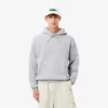 Camisola com capuz estampada de corte descontraído para homem