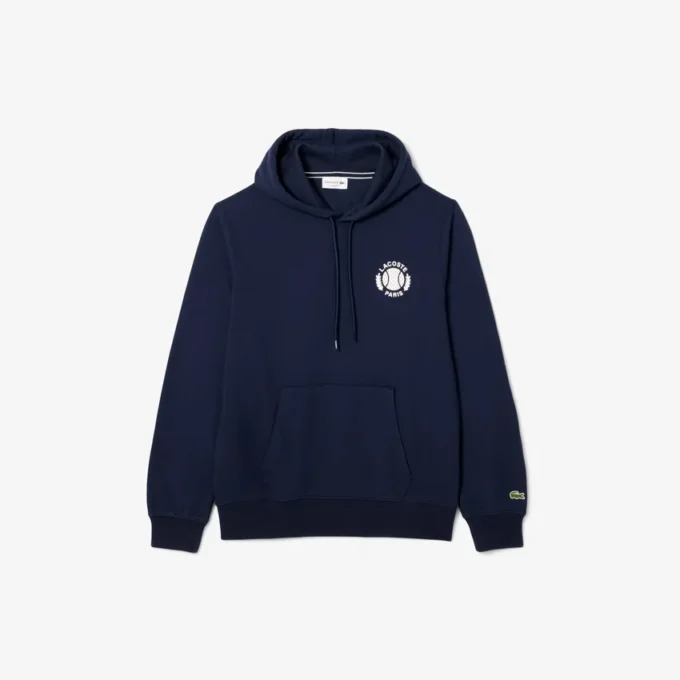Camisola com capuz estampada de ténis para homem
