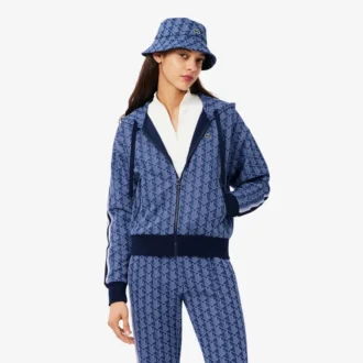 Camisola com capuz Monogram para mulher