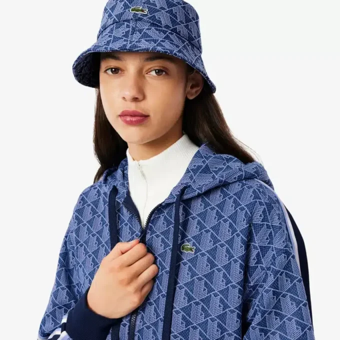 Camisola com capuz Monogram para mulher