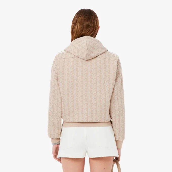 Camisola com capuz Monogram para mulher