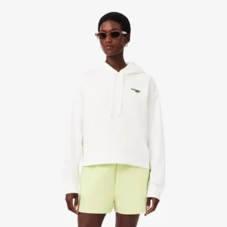 Camisola com capuz oversized com logótipo para mulher
