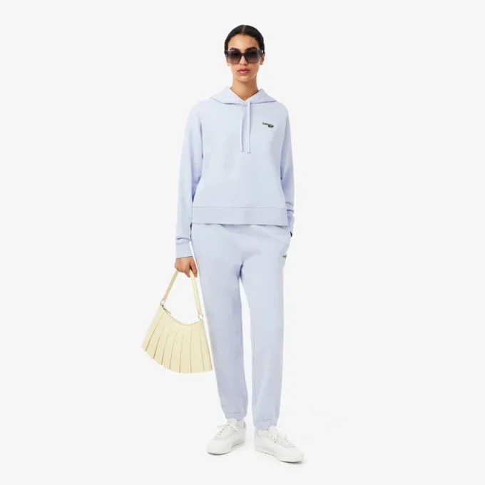 Camisola com capuz oversized com logótipo para mulher