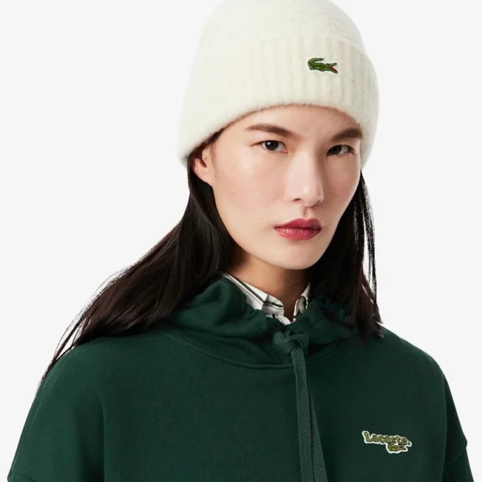 Camisola com capuz oversized com logótipo para mulher
