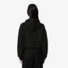 Camisola com capuz oversized com logótipo para mulher