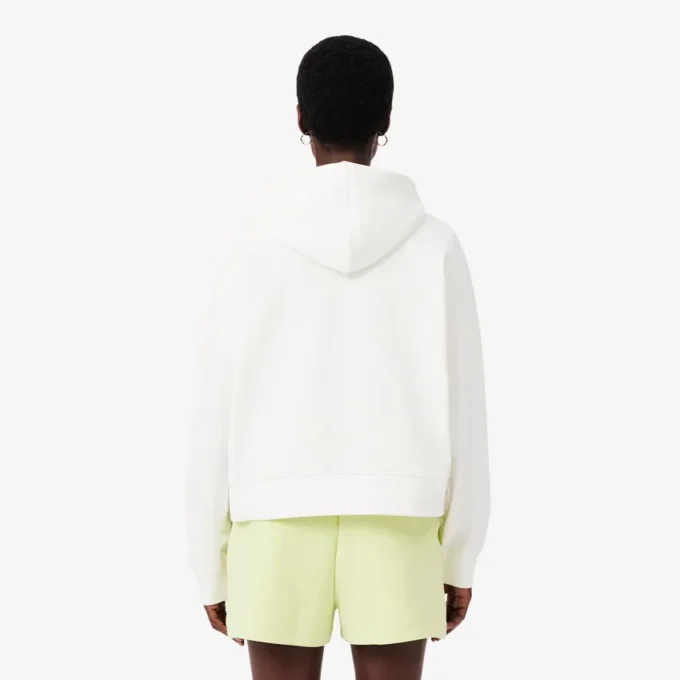 Camisola com capuz oversized com logótipo para mulher