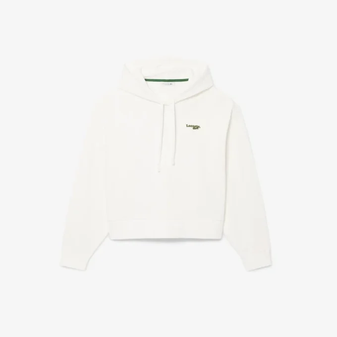 Camisola com capuz oversized com logótipo para mulher