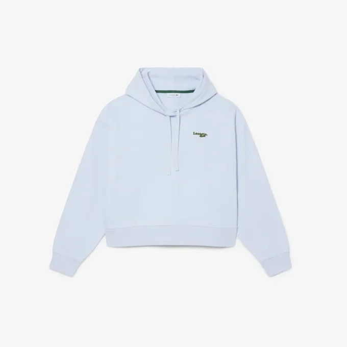 Camisola com capuz oversized com logótipo para mulher