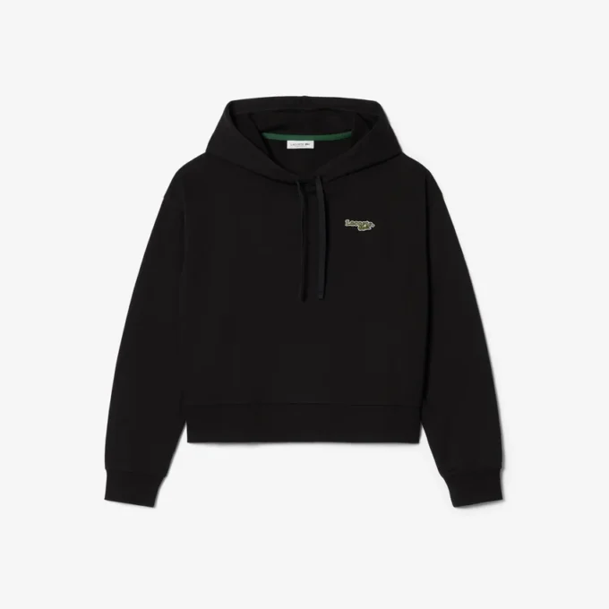 Camisola com capuz oversized com logótipo para mulher