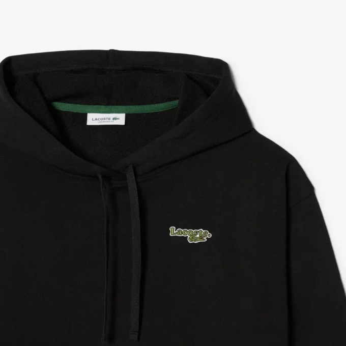 Camisola com capuz oversized com logótipo para mulher
