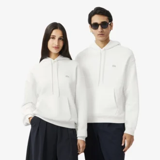 Camisola com capuz unissexo em malha grossa