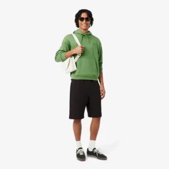 Camisola com capuz unissexo em malha grossa
