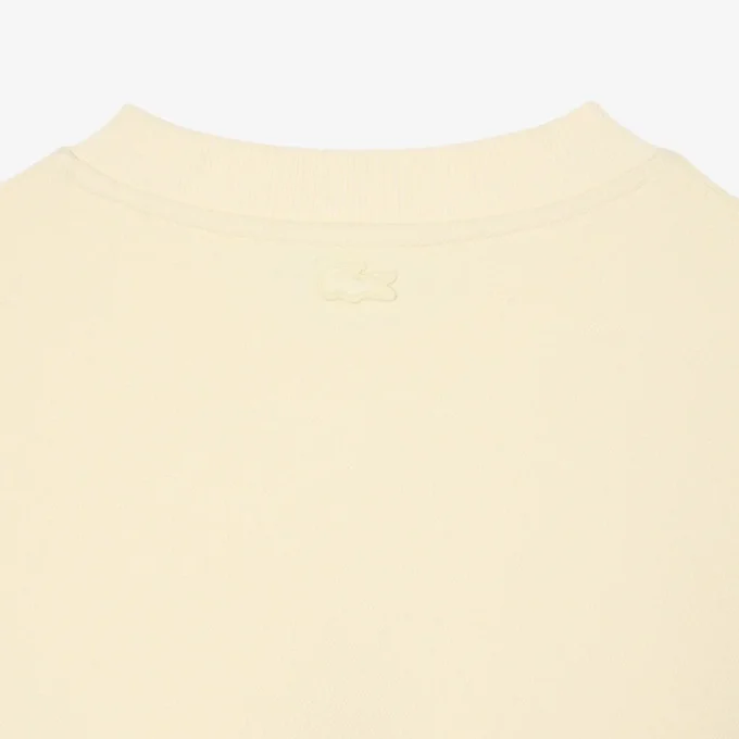 Camisola com emblema em piqué dupla face