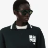 Camisola com emblema no colarinho de polo Runway
