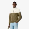 Camisola com fecho de correr e blocos de cor para homem