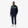 Camisola com fecho de correr e blocos de cor para homem