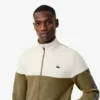 Camisola com fecho de correr e blocos de cor para homem