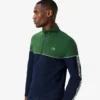 Camisola com fecho de correr e blocos de cor para homem
