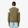 Camisola com fecho de correr e blocos de cor para homem
