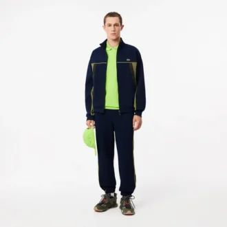 Camisola com fecho de correr e corte largo para homem