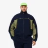 Camisola com fecho de correr e corte largo para homem