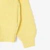 Camisola com fecho e emblema em algodão