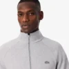 Camisola com fecho em jersey dupla face para homem