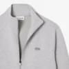 Camisola com fecho em jersey dupla face para homem
