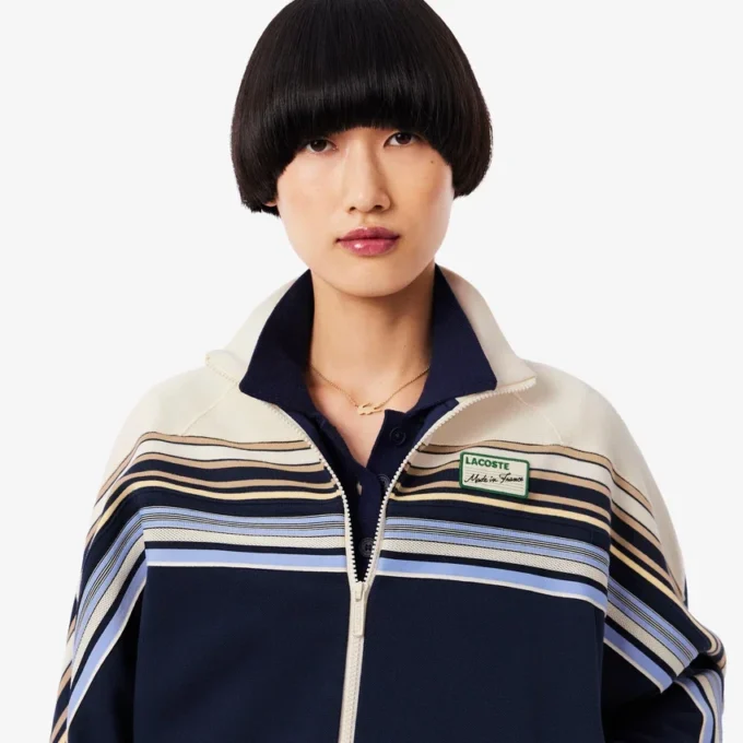 Camisola com fecho para mulher, fabricada em França