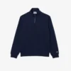 Camisola com gola alta e fecho em relevo
