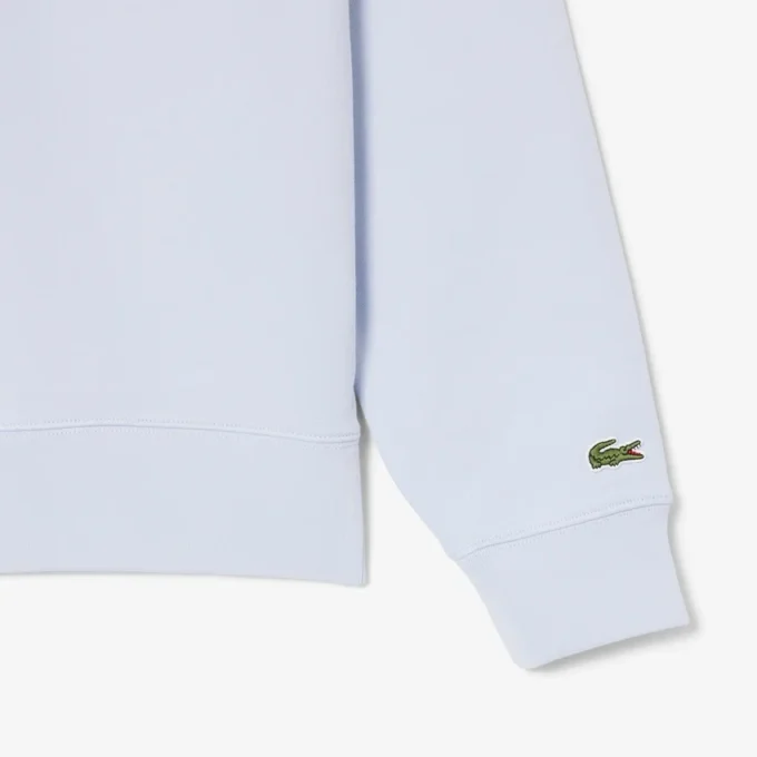 Camisola com gola alta e fecho em relevo