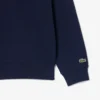Camisola com gola alta e fecho em relevo