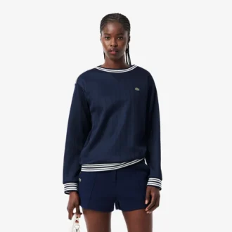 Camisola com gola em barco fabricada em França