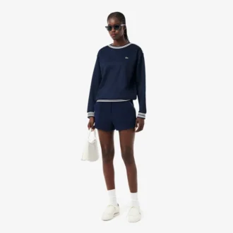 Camisola com gola em barco fabricada em França