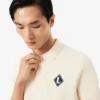 Camisola com gola polo e emblema «Made in France»