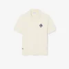 Camisola com gola polo e emblema «Made in France»