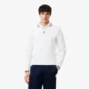Camisola com gola polo e fecho de correr Tennis Heritage