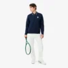 Camisola com gola polo e fecho de correr Tennis Heritage