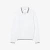 Camisola com gola polo e fecho de correr Tennis Heritage