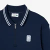 Camisola com gola polo e fecho de correr Tennis Heritage