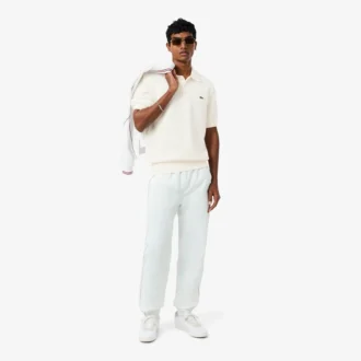 Camisola com gola polo, edição de arquivo, fabricada em França