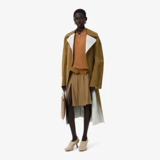 Camisola com gola polo em mistura de lã da coleção Runway