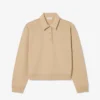 Camisola com gola polo para mulher