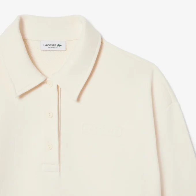 Camisola com gola polo para mulher
