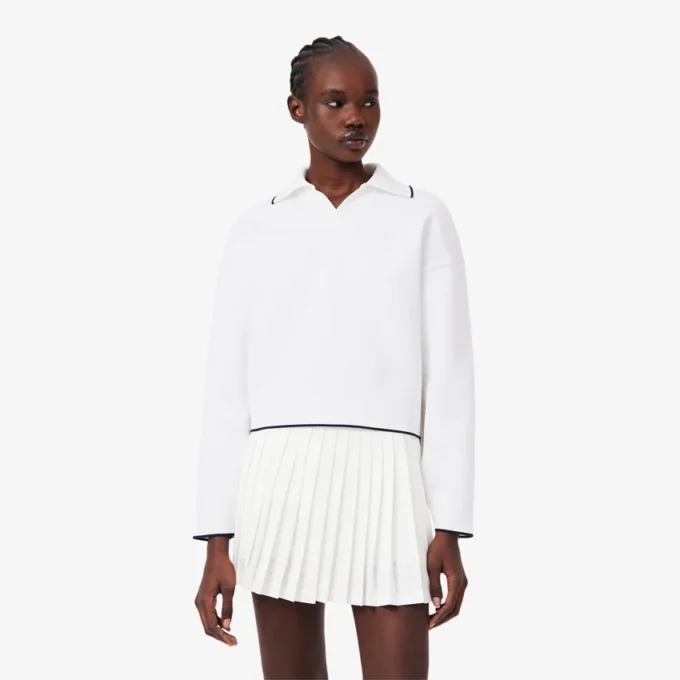Camisola com gola polo Tennis Heritage Sweatshirt
