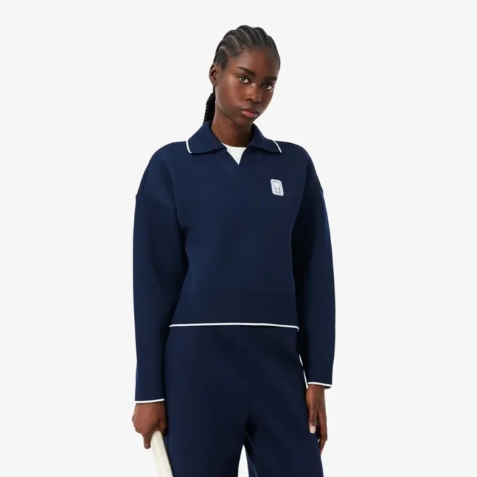 Camisola com gola polo Tennis Heritage Sweatshirt