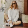 Camisola com gola polo Tennis Heritage Sweatshirt