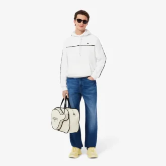 Camisola com logótipo e riscas de corte clássico para homem