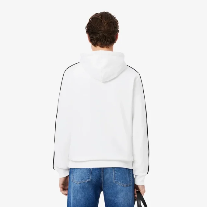 Camisola com logótipo e riscas de corte clássico para homem