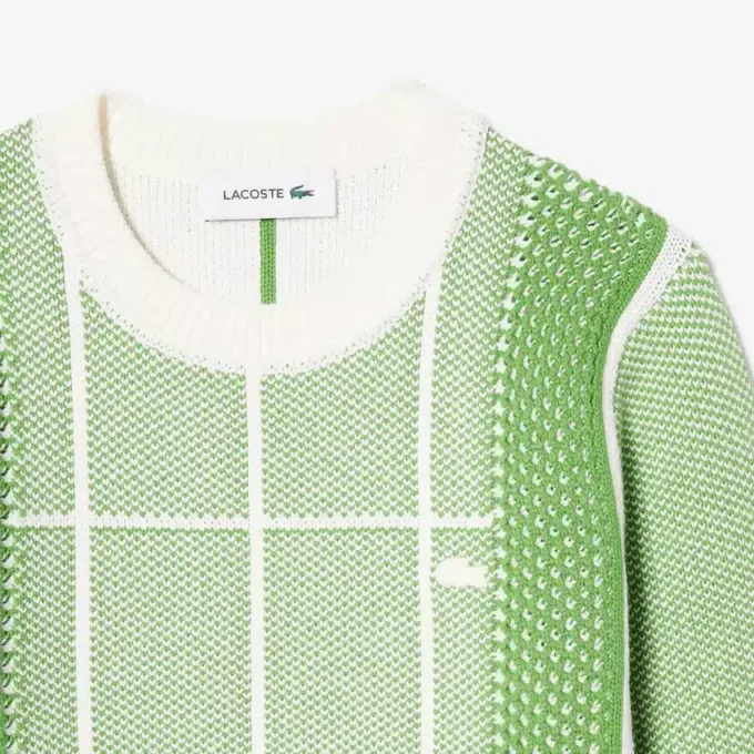 Camisola com padrão de campo de ténis